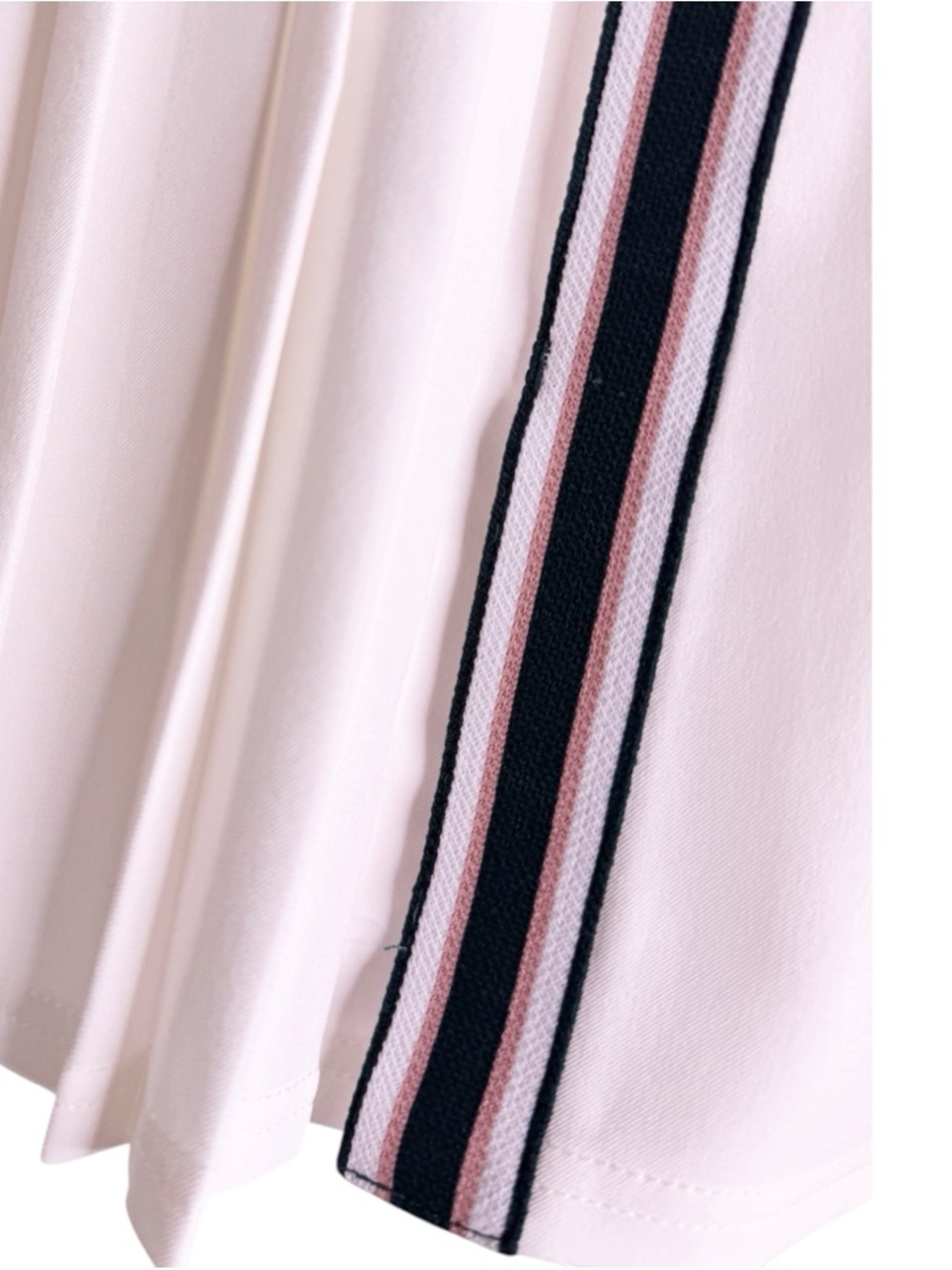 VARLEY Pleated Ribbon Trim Athletic Skort Size Small in Pure White - Picture 4 of 12